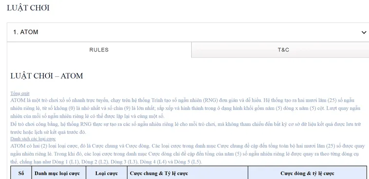 Khám Phá Sức Hấp Dẫn Của Sảnh Quay Số Atom Tại Hệ Thống RikBet Đẳng Cấp