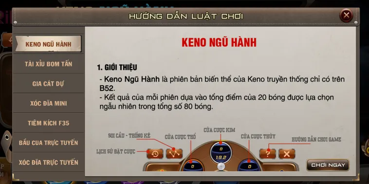 Keno Mini Tại RikBet Trải Nghiệm Đỉnh Cao Với Hệ Thống Quay Số Đẳng Cấp Thế Giới
