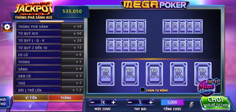 Mega Poker Tại RikBet Trải Nghiệm Đỉnh Cao Với Hàng Loạt Phần Thưởng Hấp Dẫn