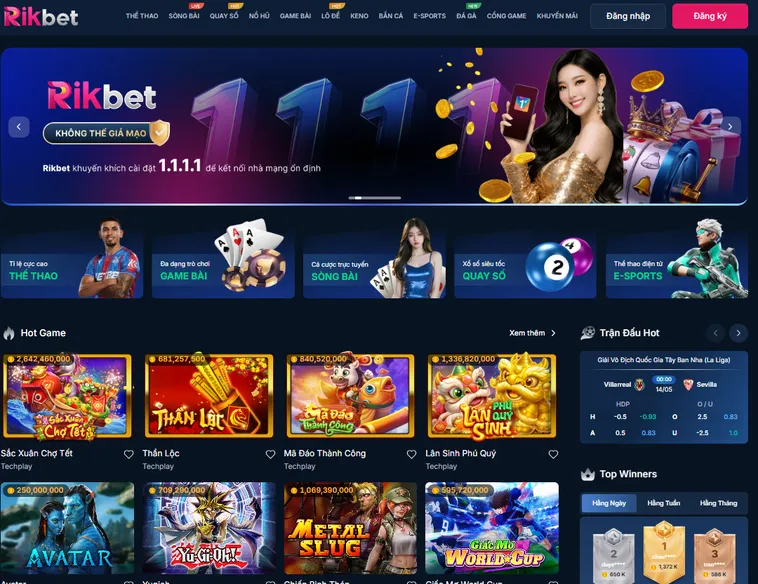 Cổng Game RikBet - Hệ Thống Nạp Rút Đơn Giản, Minh Bạch, Nhanh Chóng Và An Toàn Tuyệt Đối