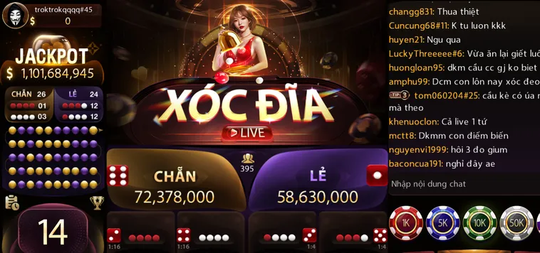 Đỉnh Cao Sức Hấp Dẫn Của Sảnh Xóc Đĩa Live Tại Hệ Thống RikBet Đẳng Cấp